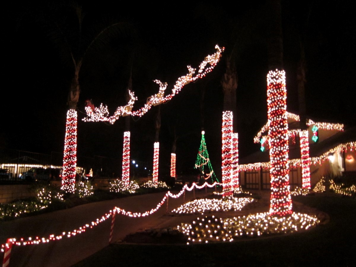 Brea Eagle Hills Christmas Lights 