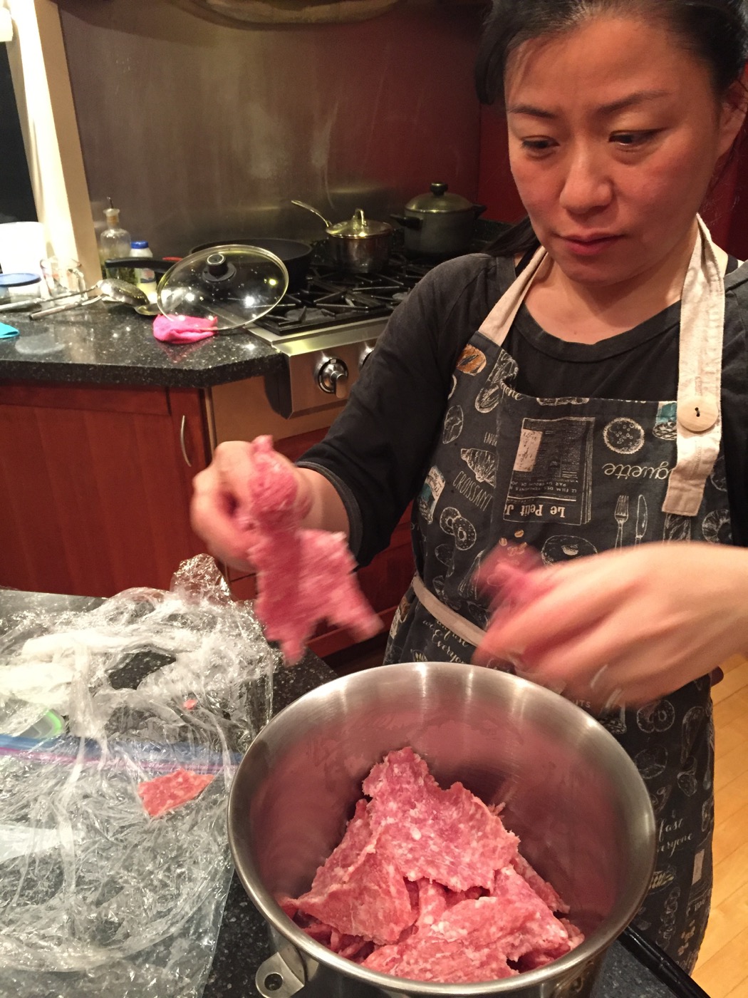 Making Pork Balls