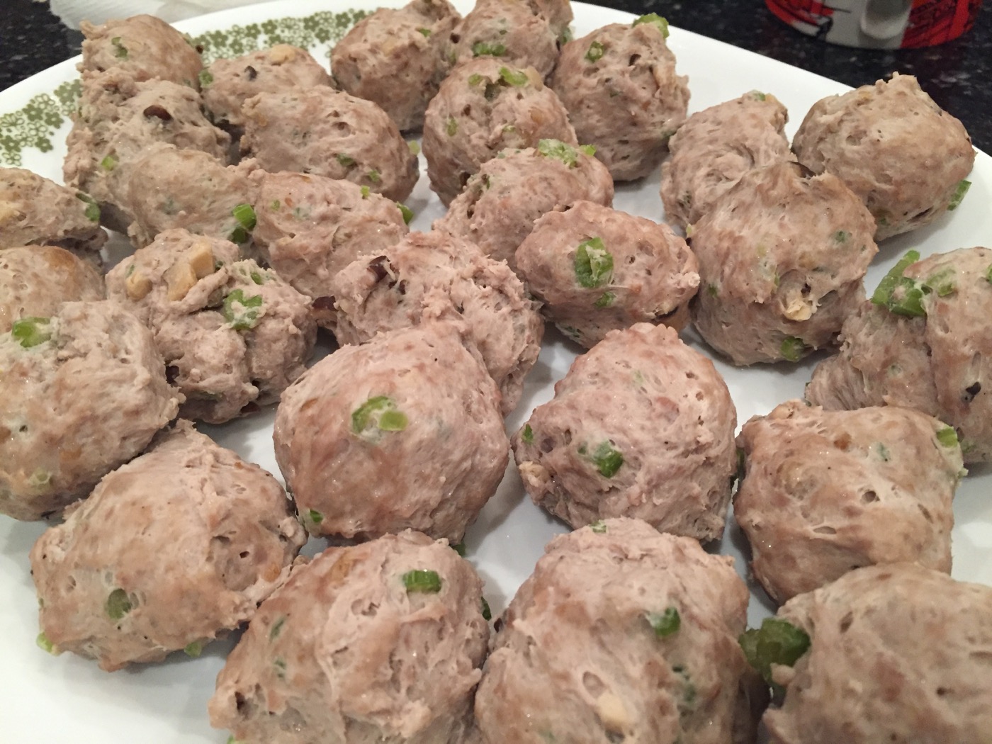 Making Pork Balls